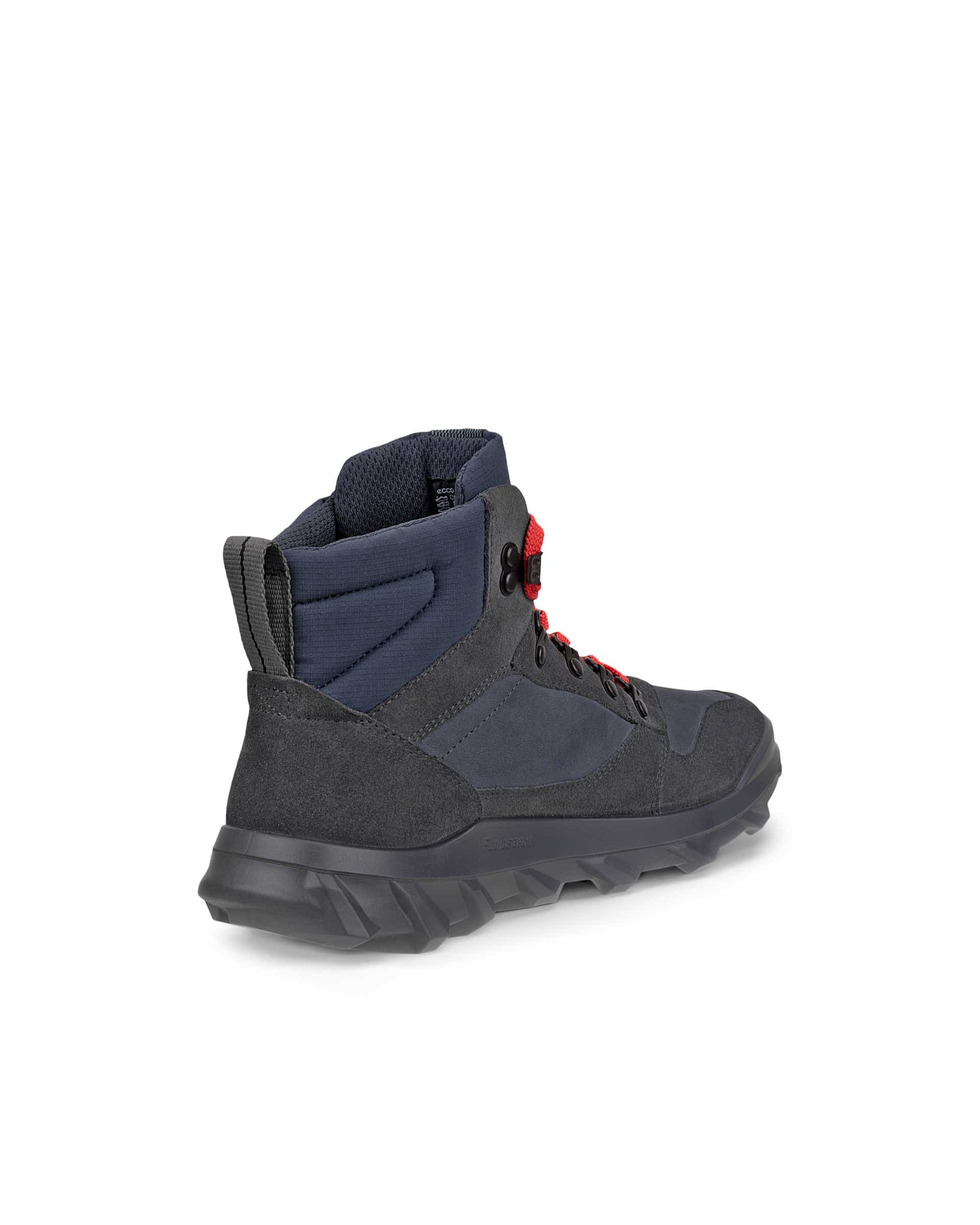 Botas de montaña impermeable de caña media de ante ECCO® Mx para hombre - Gris - Back