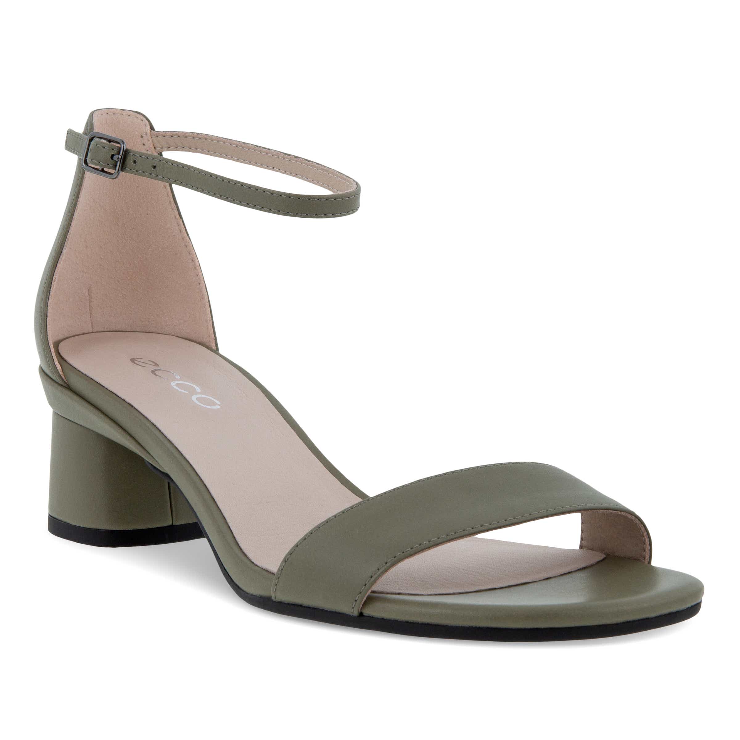 ECCO Elevate 45 Women's Block Sandal - Verde - Main