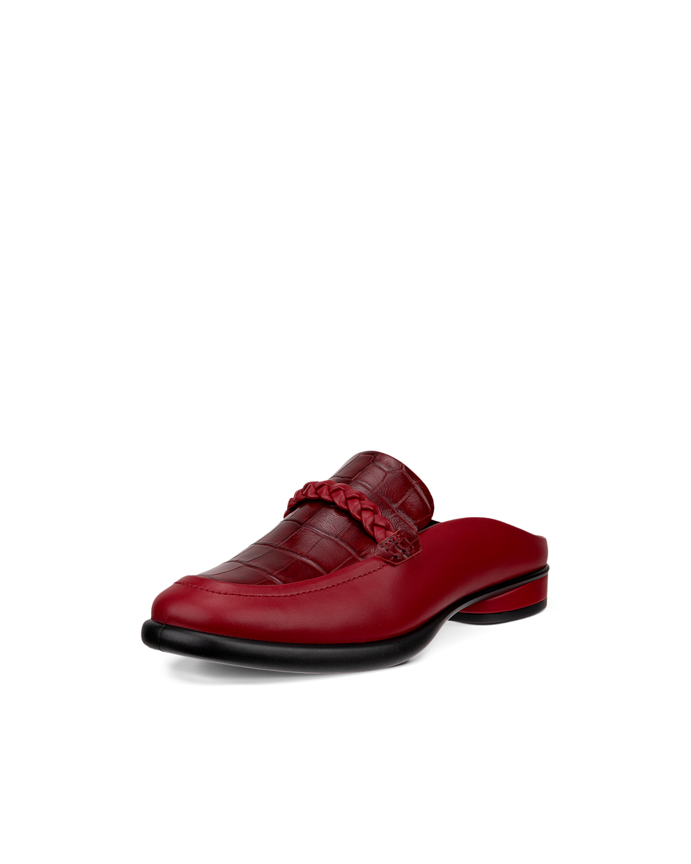 ECCO® Sculpted LX mules en cuir pour femme - Rouge - Main