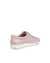 ECCO® Soft 2.0 chaussures de marche en cuir pour femme - Rose - Back