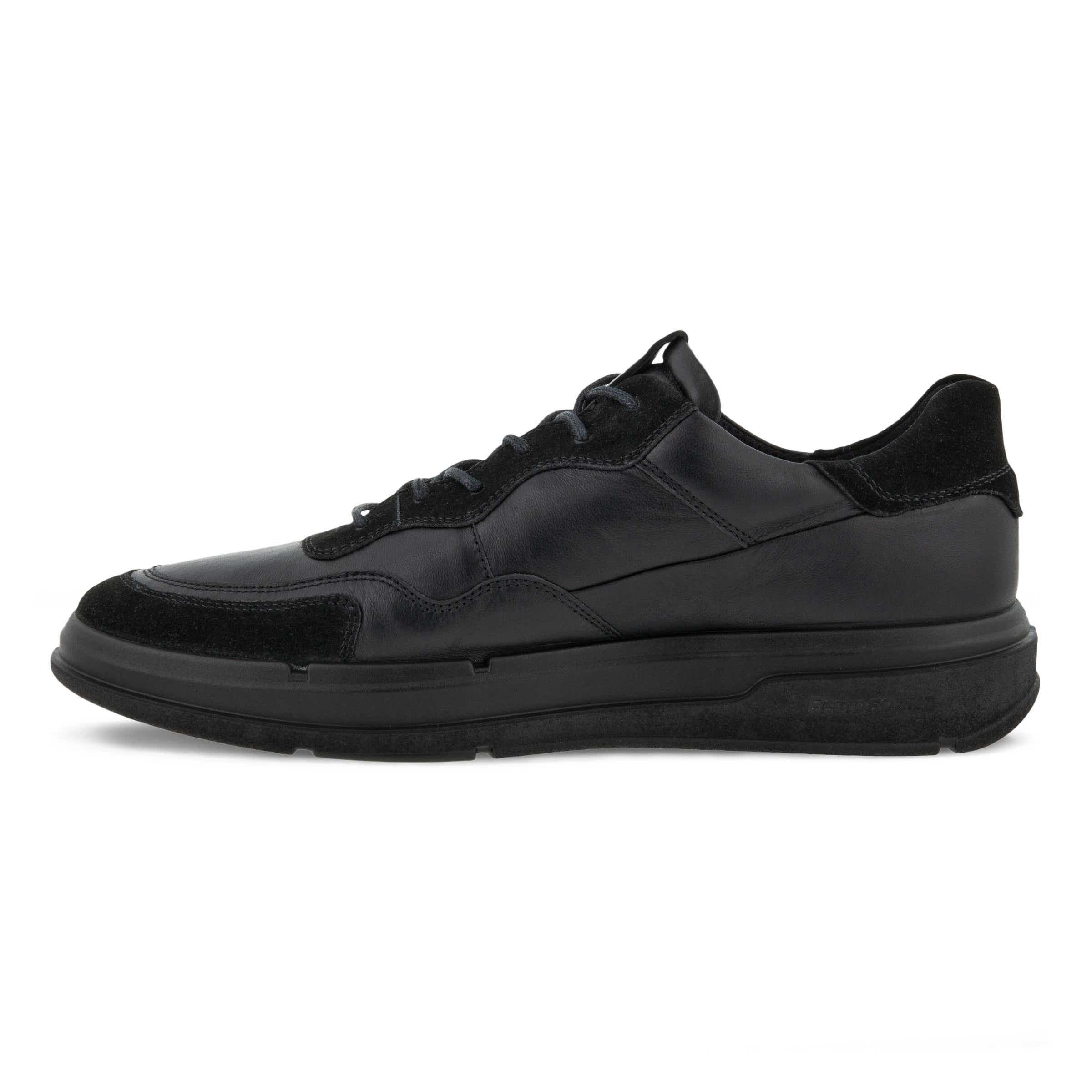 ECCO Soft X メンズ レザースニーカー - 黒 - Inside