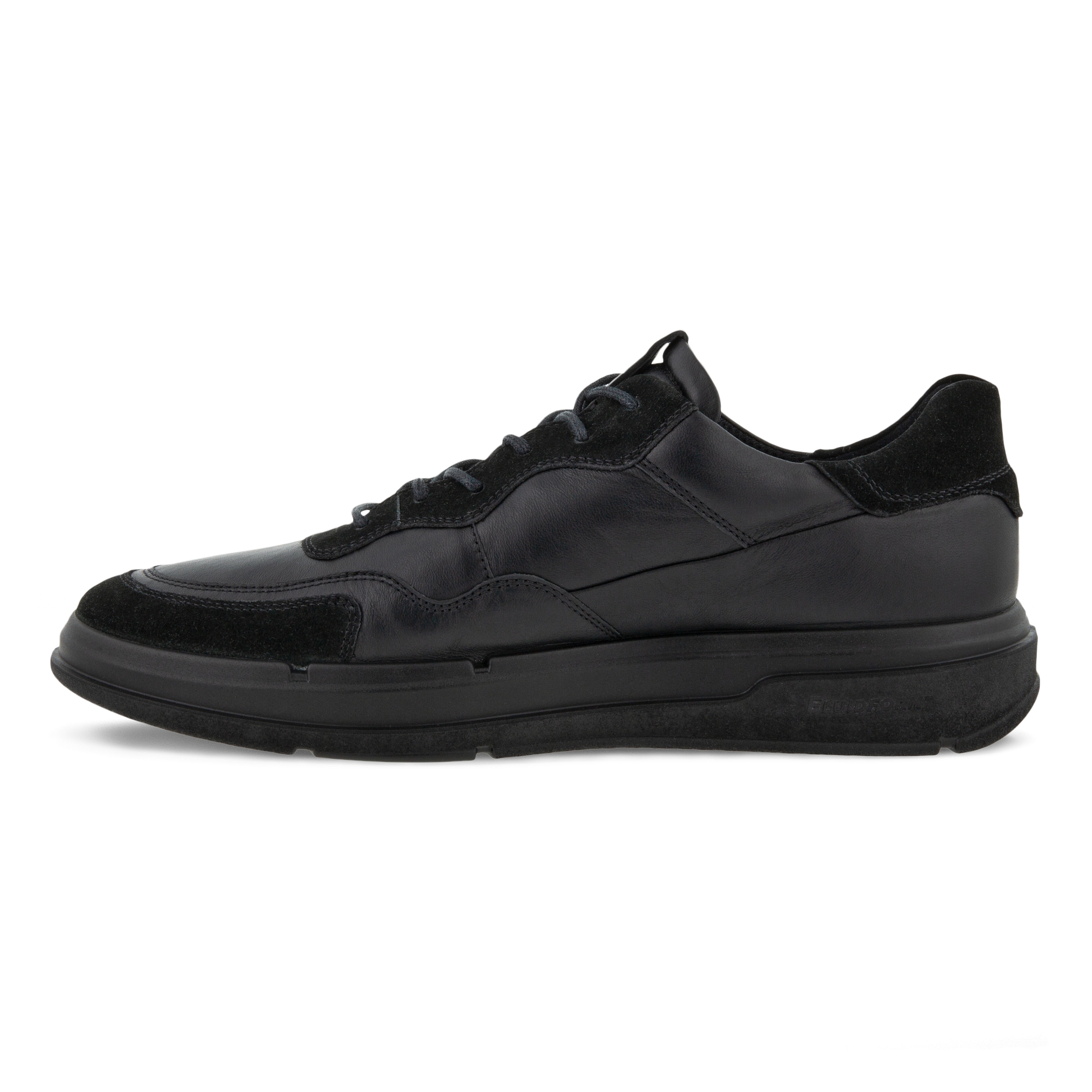 ECCO Soft X メンズ レザースニーカー - 黒 - Inside