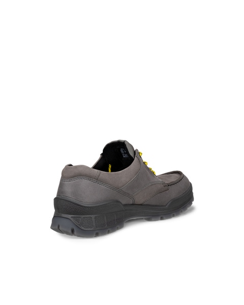 Men s ECCO Track 25 Leather Gore Tex Moc Toe Shoe Grey