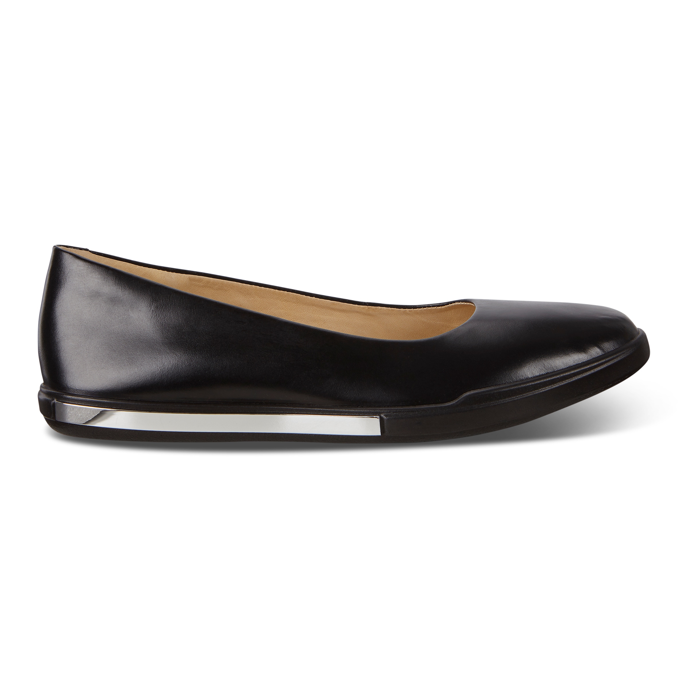 ECCO Simpil II Women's Ballerina Slip-on - Black - Outside