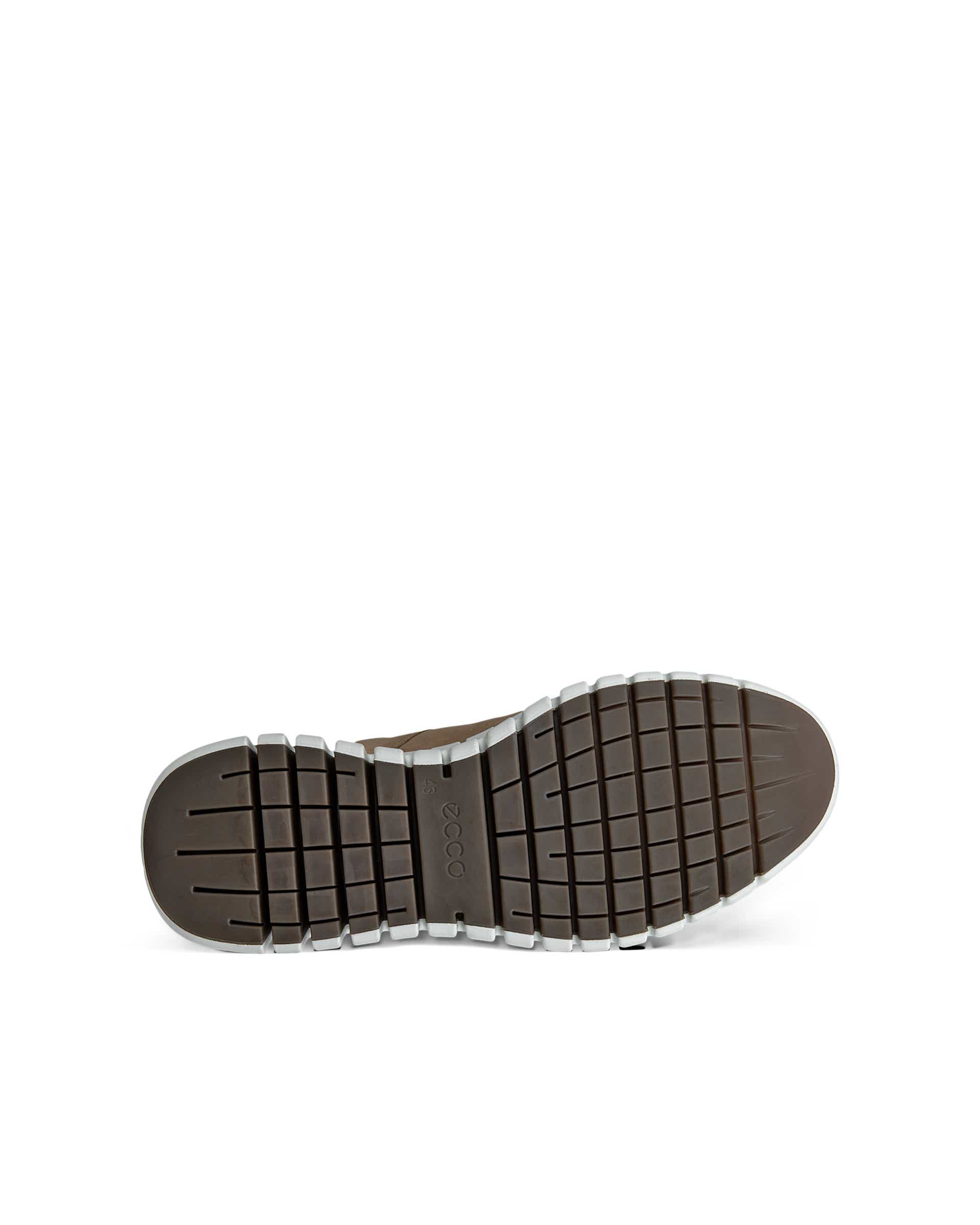 Pánske nubukové tenisky ECCO® GRUUV - Hnedá - Sole