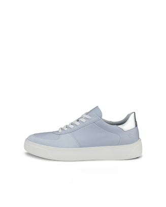 ECCO STREET TRAY WOMEN'S SNEAKER - Blue - Outside