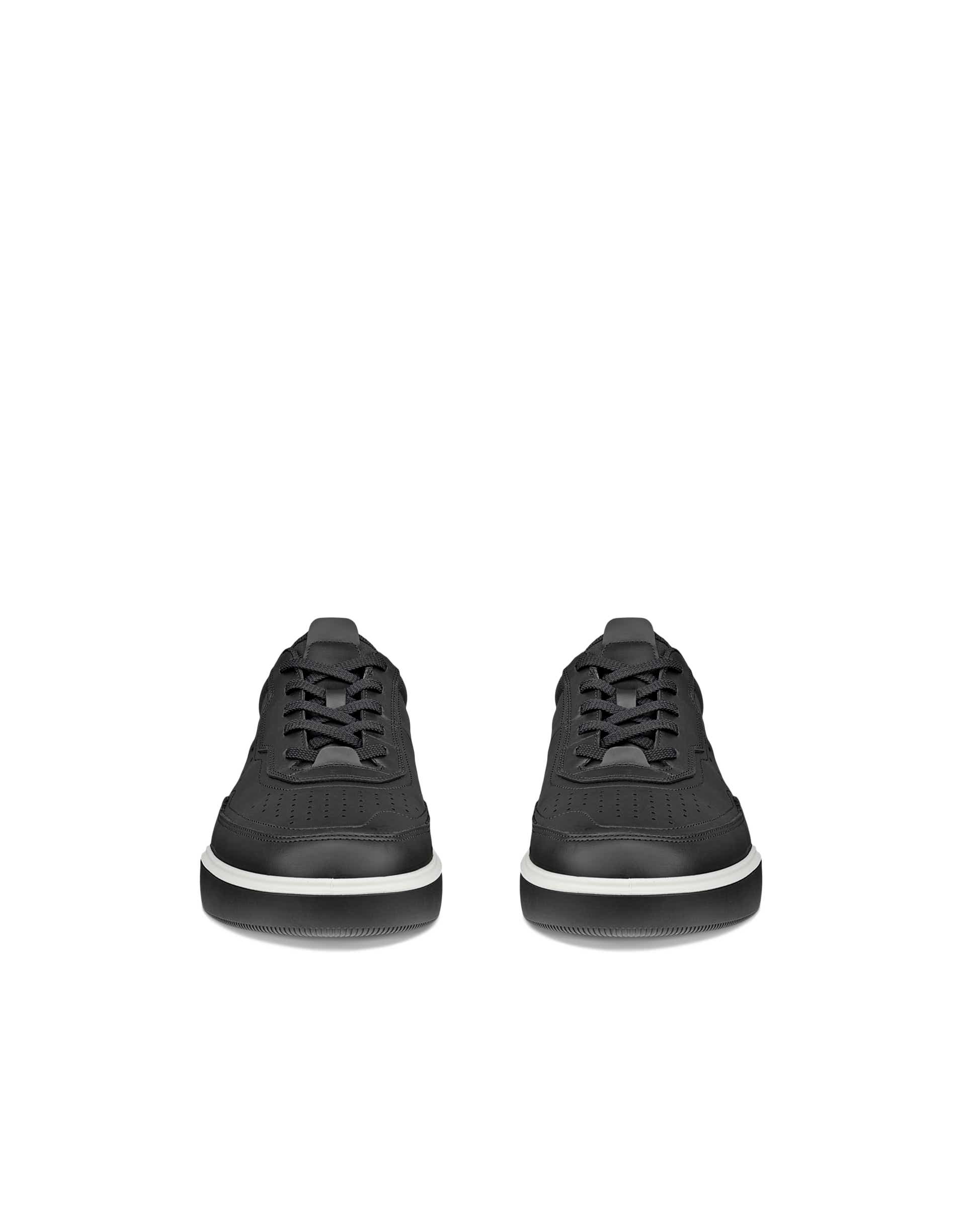 Pánské kožené tenisky ECCO® STREET COURT - Černá - Front pair