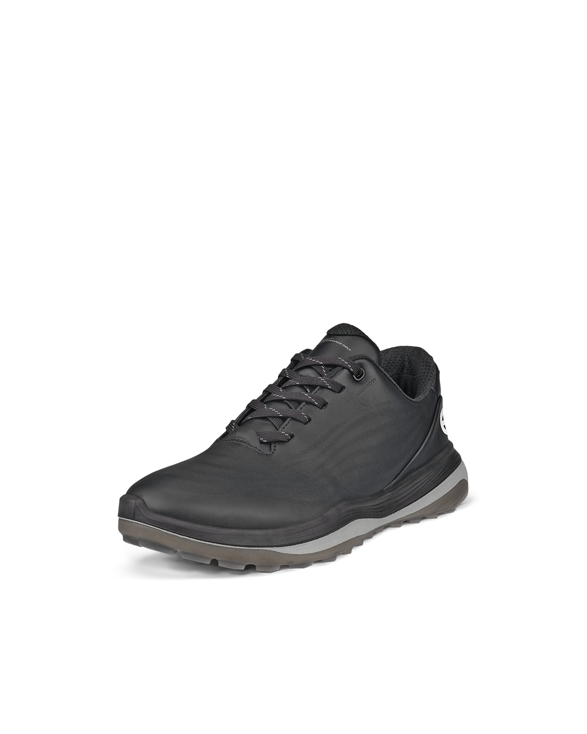 Women's ECCO® Golf LT1 Leather Waterproof Shoe - Black - Main