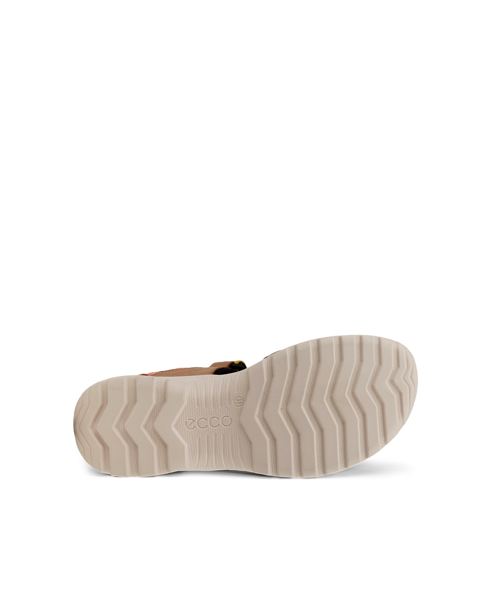 Women's ECCO® Onroads Nubuck Outdoor Sandal - Multicolor - Sole