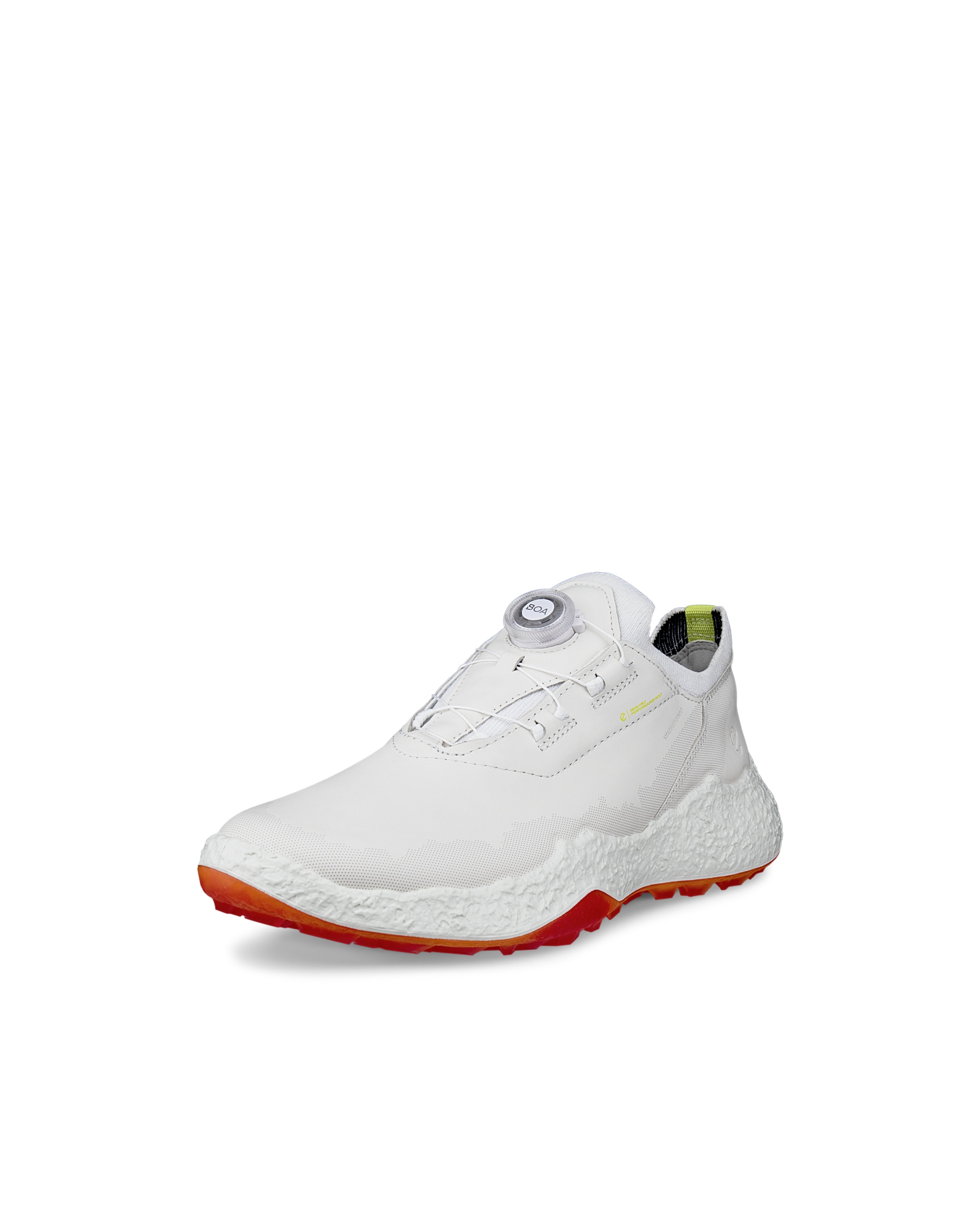 Women's ECCO® Golf Biom H5 Leather Waterproof BOA Golf Shoe - White - Main