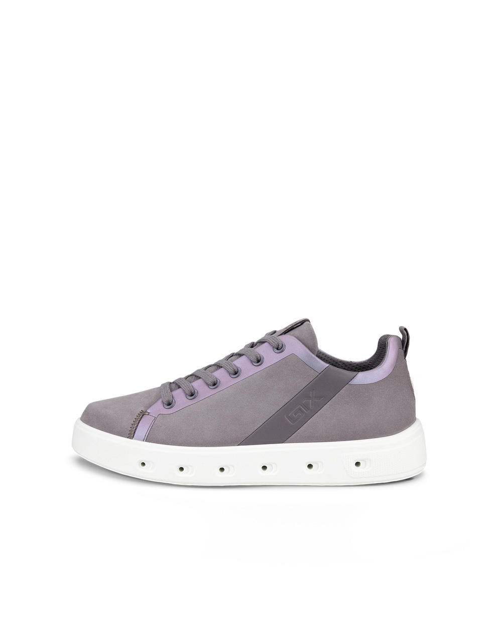 ECCO Street 720 Womens Waterproof Sneakers - Purple - Outside