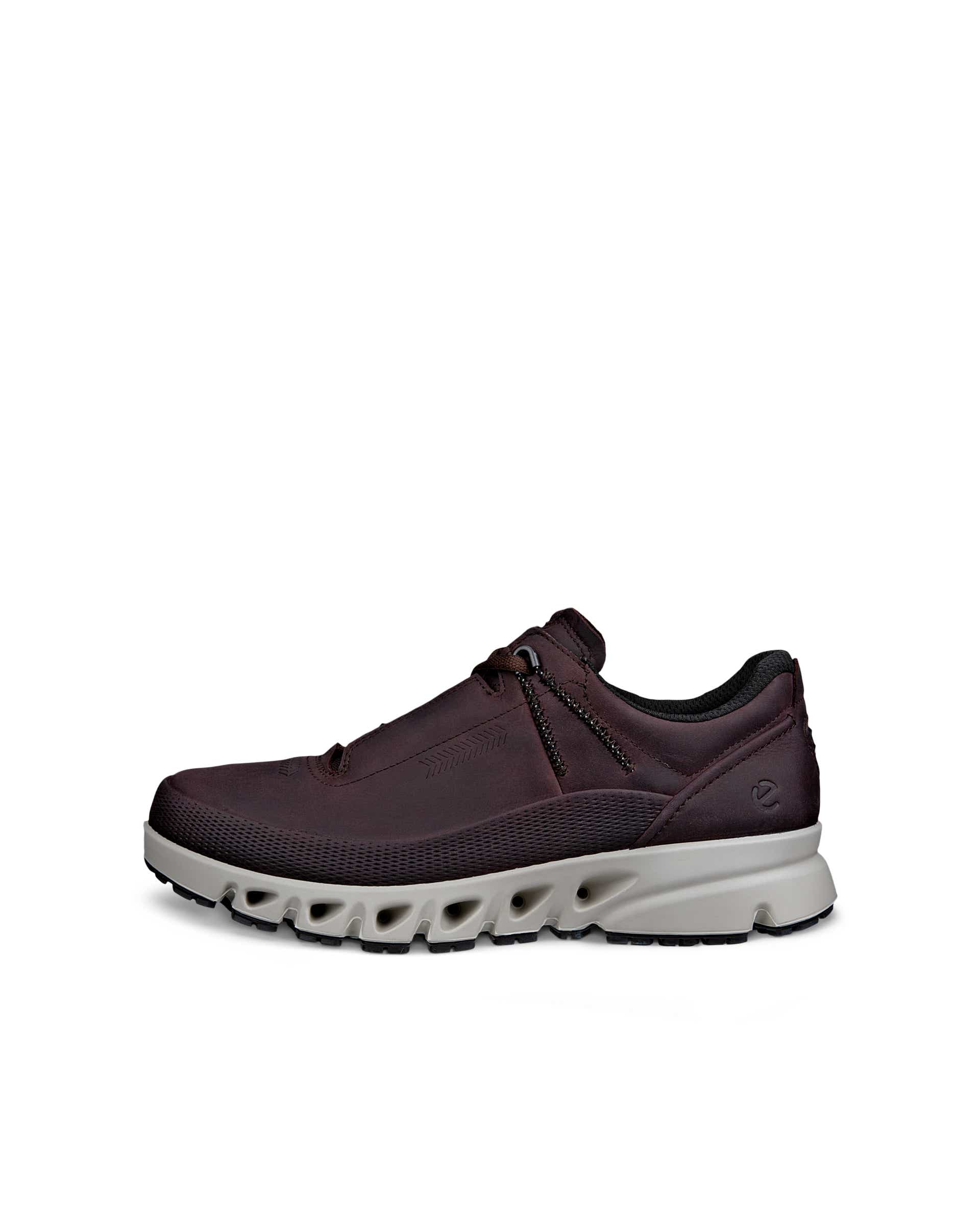ECCO® Multi-Vent chaussures en nubuck Gore-Tex pour homme - Vert - Outside
