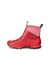 Women's ECCO® BIOM C-Trail Leather Mid-Cut Boot - Red - Outside