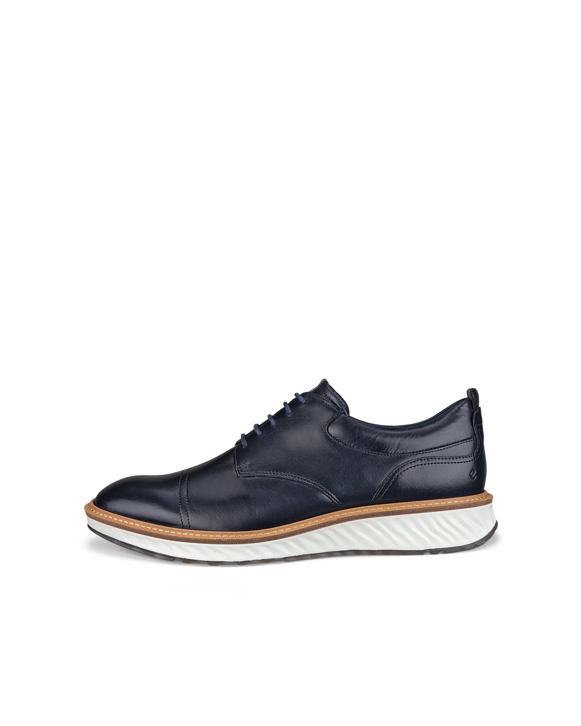 ECCO® ST.1 Hybrid derbies cuir pour homme - Bleu - Outside