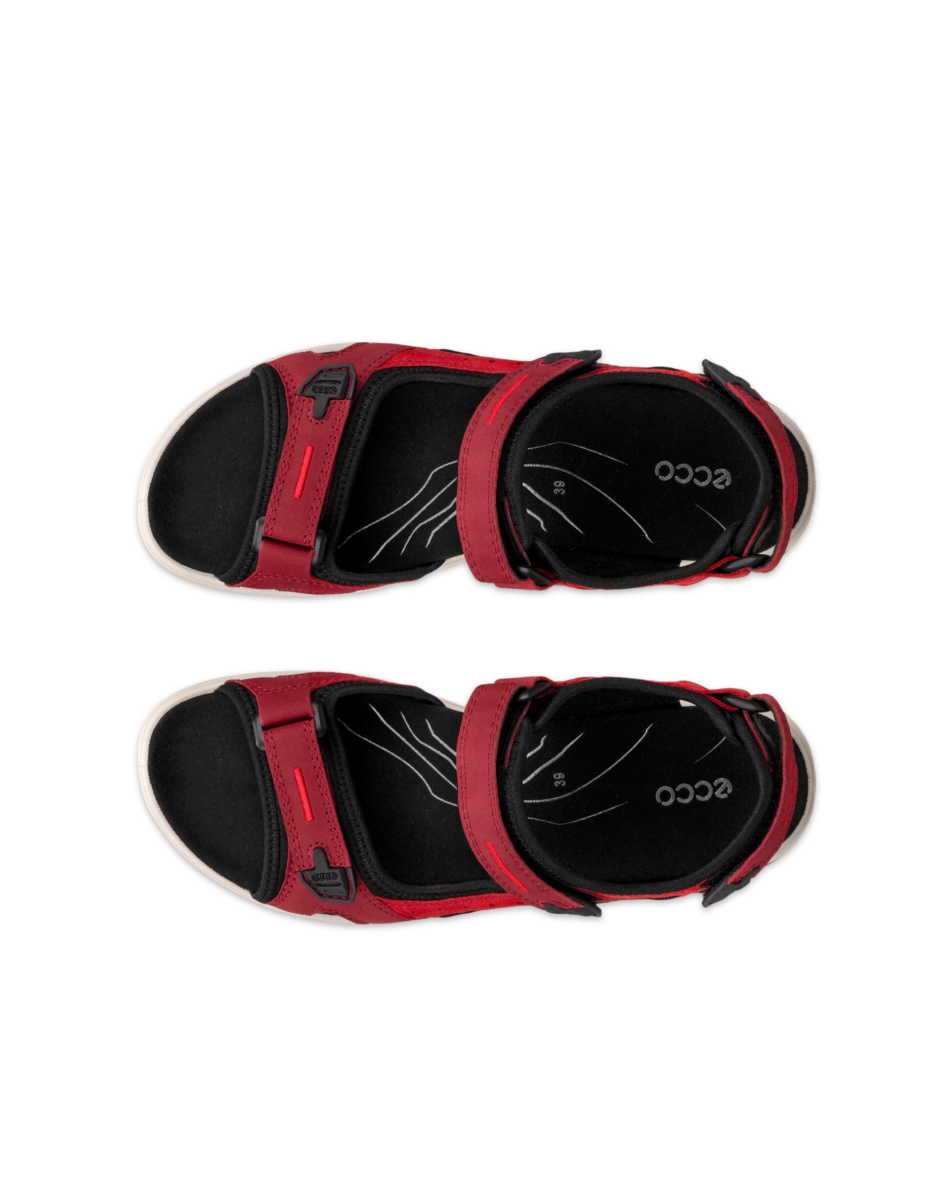 ECCO OFFROAD WOMEN'S SANDAL - Red - Top left pair