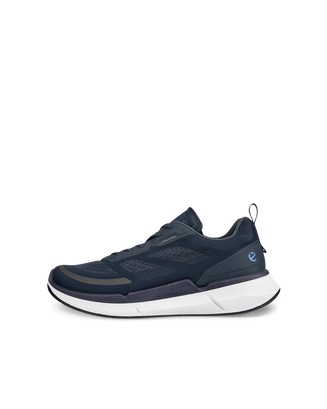 Men's ECCO® Biom 2.0 Low Breathru Textile Sneaker - Blue - Outside