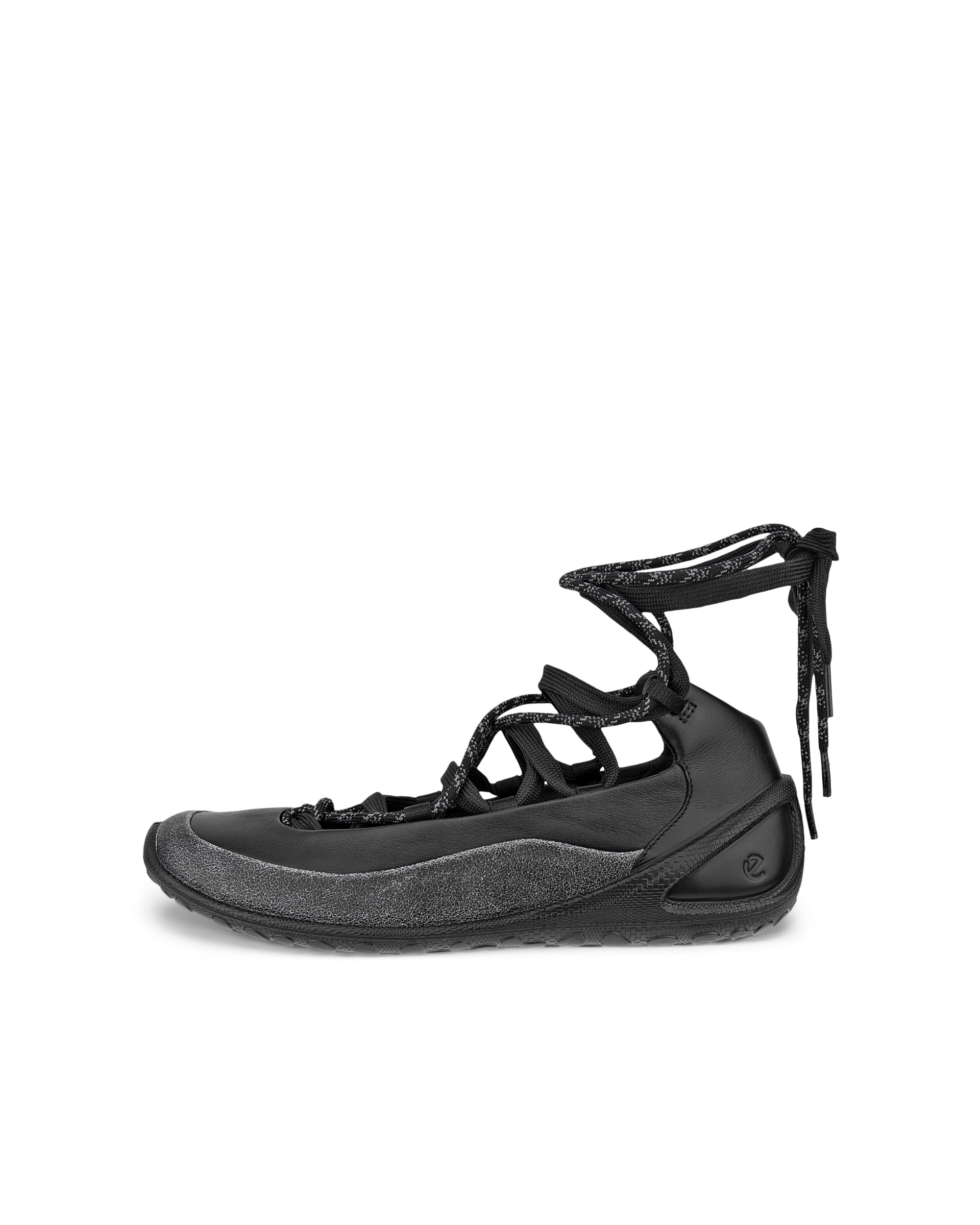 Women's ECCO® BIOM Lite Leather Shoe - Black - Outside