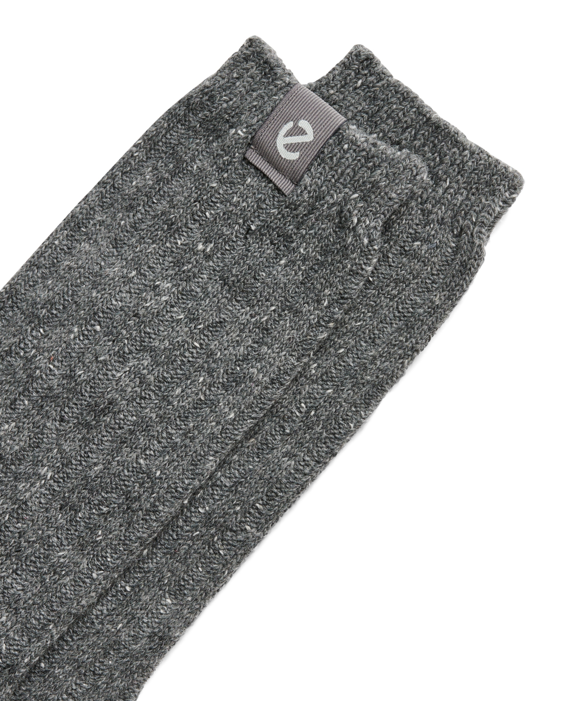 ECCO Hygge Ribbed Socks - Grey - Detail-1