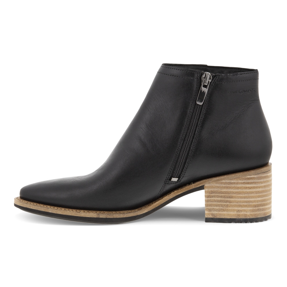 ECCO Women's Shape Sartorelle 35 MM Ankle Boots - Black - Inside