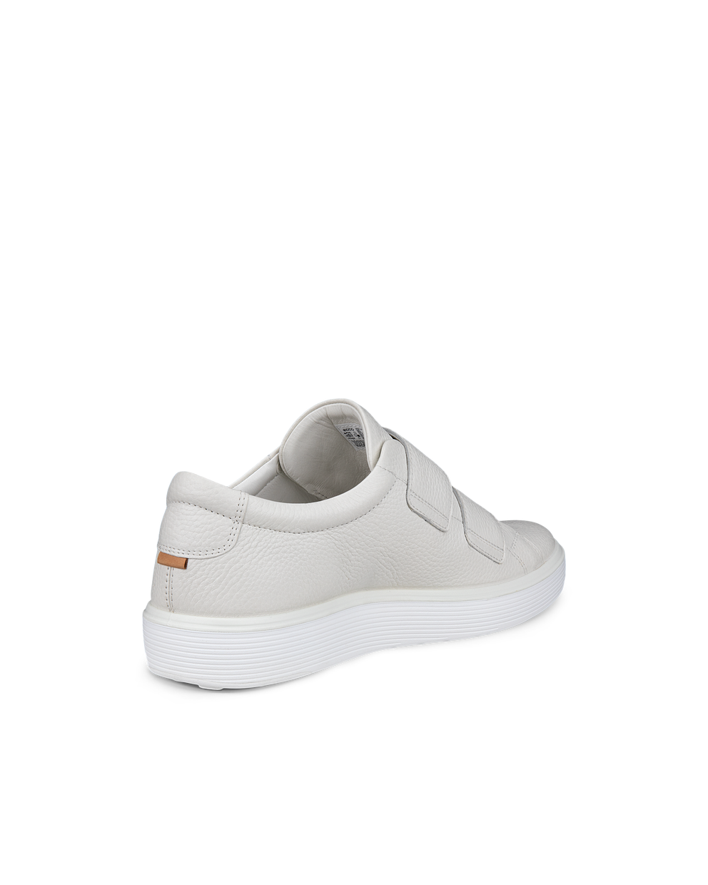 ECCO® Soft 60 baskets en cuir pour homme - Blanc - Back