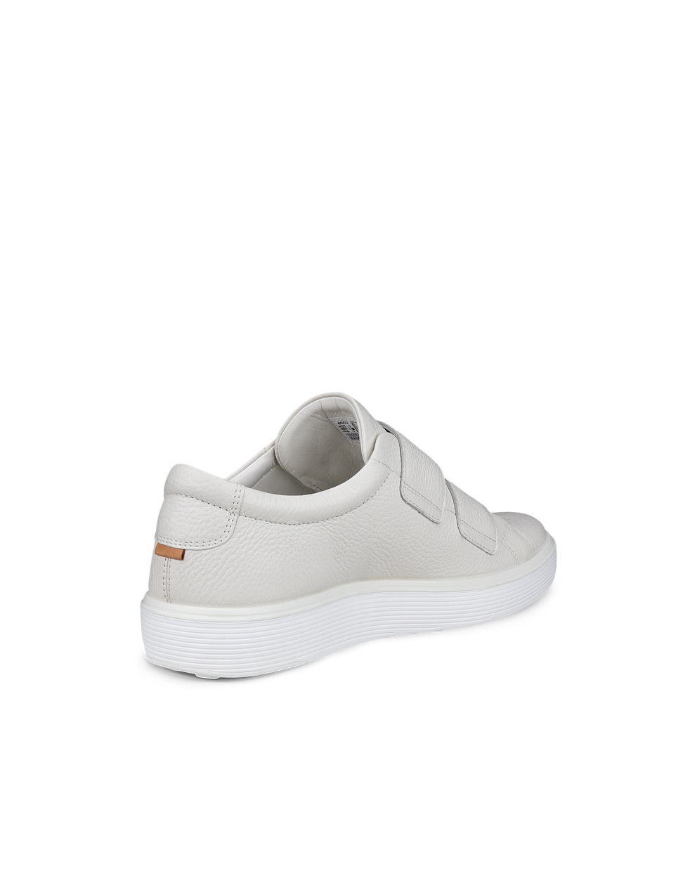 ECCO® Soft 60 baskets en cuir pour homme - Blanc - Back