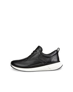 Men's ECCO® BIOM 2.2 Leather Sneaker - Black - Outside