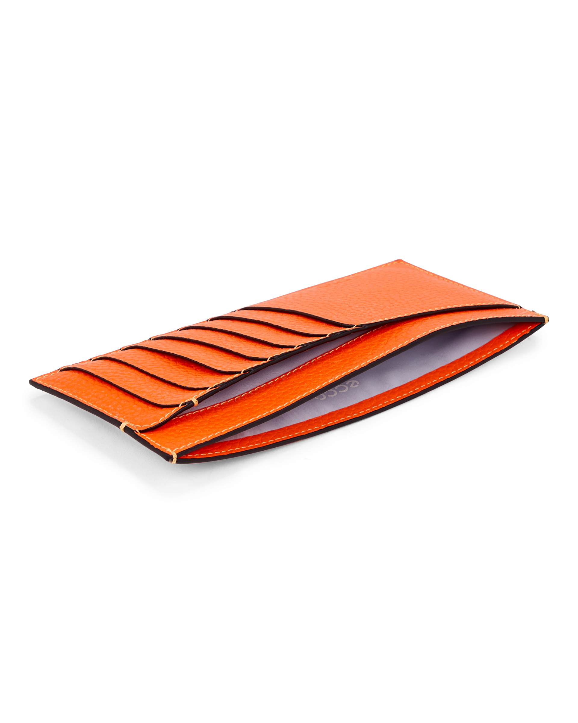 ECCO® Small Leather Wallet - Orange - Inside