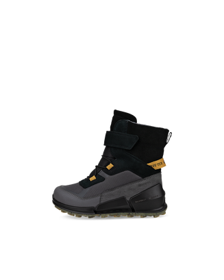 Botines de invierno de nobuk Gore-Tex ECCO® Biom K2 para niño/a - Negro - Outside