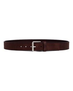 Men's ECCO® Heritage Leather Belt - Brown - Main