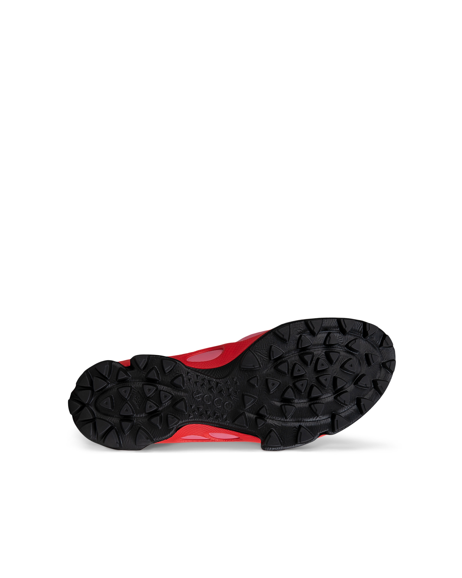 Zapatillas de piel sin cordones ECCO® Biom C-Trail para mujer - Rojo - Sole