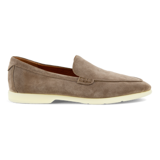 Men's ECCO® Citytray Lite Suede Loafer - Brown - Outside