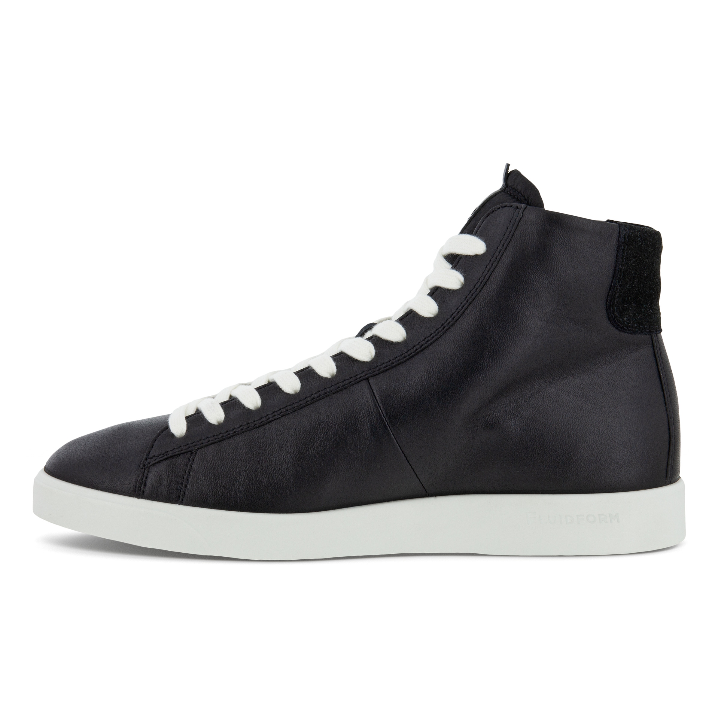 Zapatillas altas de piel ECCO® Street Lite para mujer - Negro - Inside