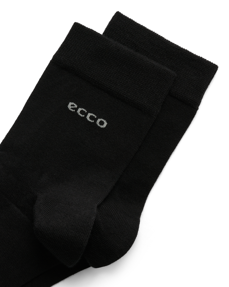 ECCO Classic Longlife Ankle-cut Socks - Black - Detail-1
