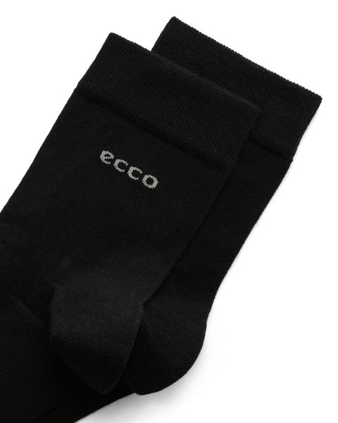 ECCO Classic Longlife Ankle-cut Socks | Black