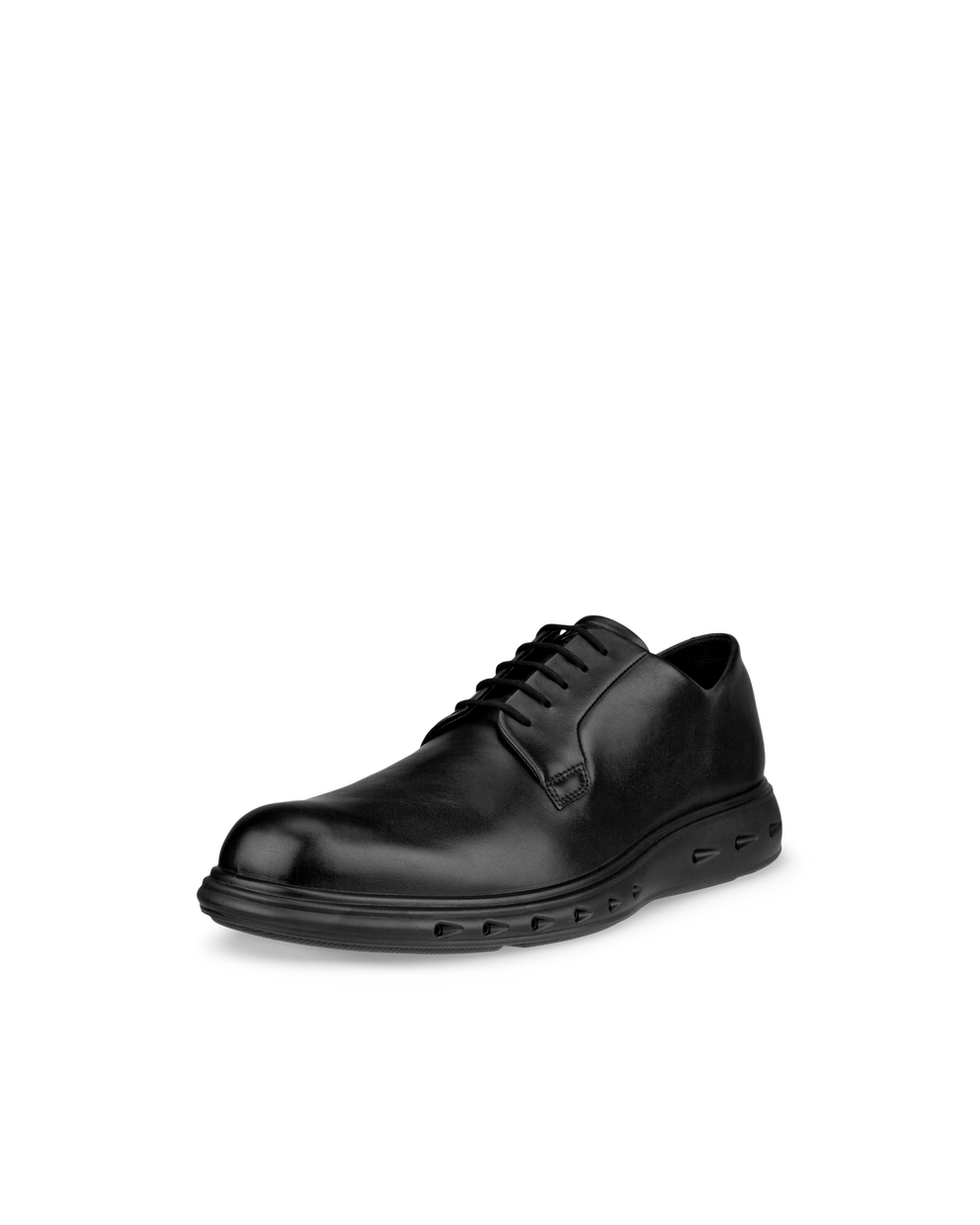 Men's ECCO® Hybrid 720 Leather Gore-Tex Derby Shoe - Black - Main