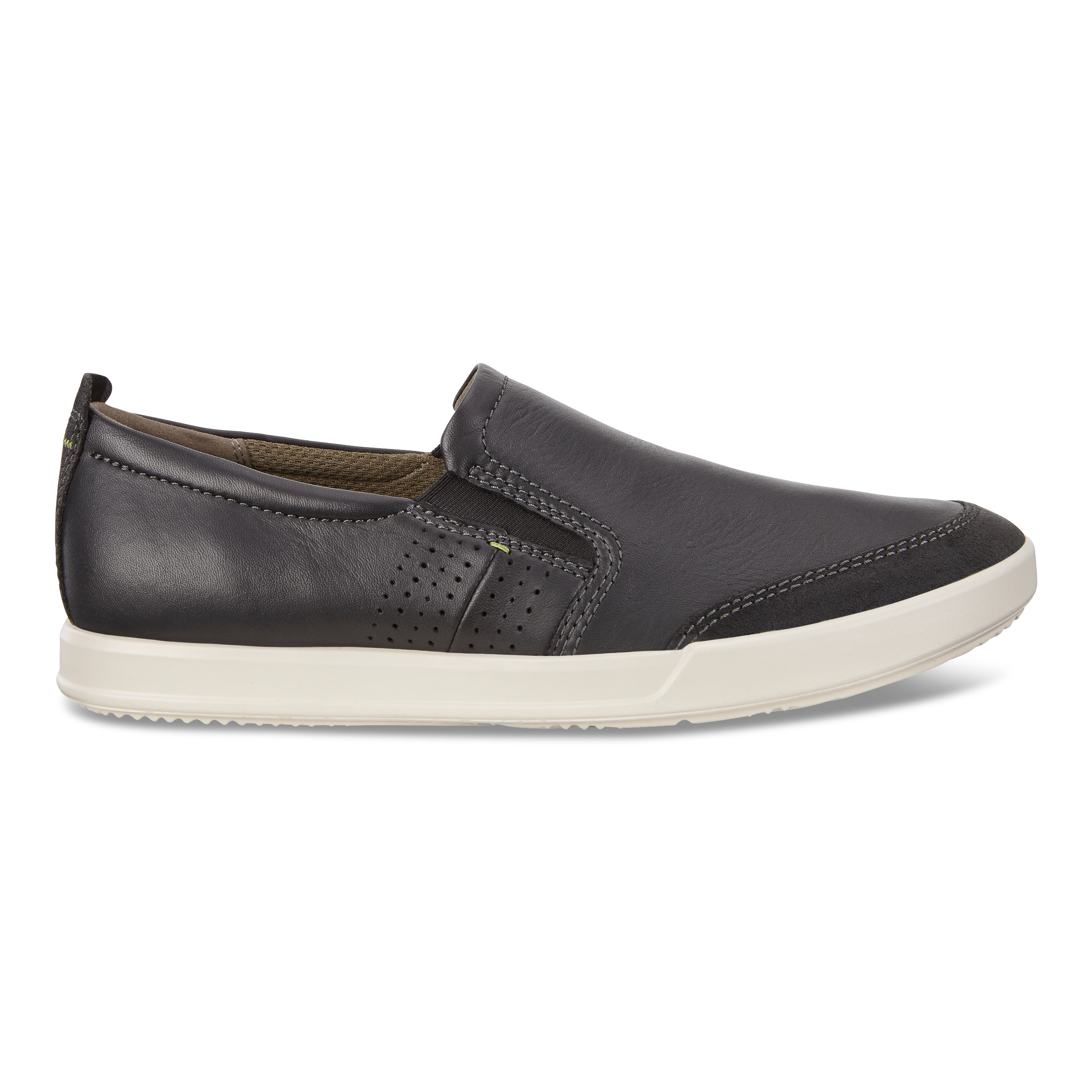 Mens Sneaker Ecco Collin Black Men's ECCO® Collin Slip-On Leather