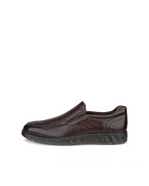 Men's ECCO® S Lite Hybrid Leather Slip-On Dress Shoe - Black - Outside