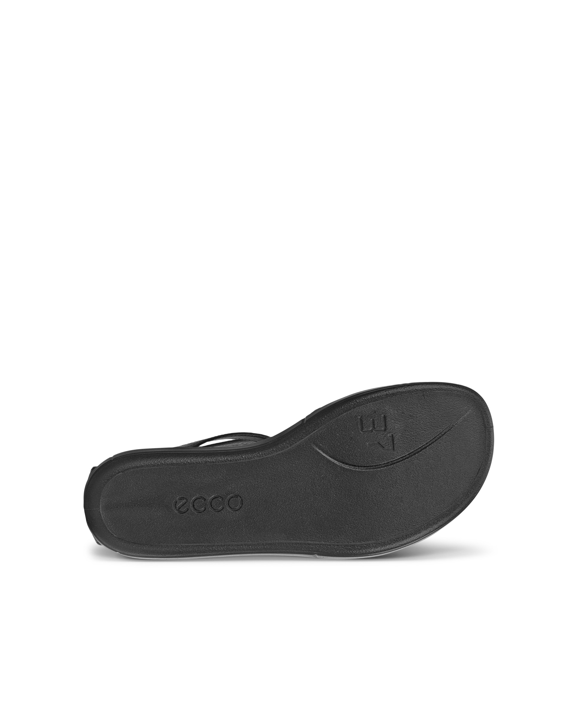 ECCO® Simpil madala tallaga nahast sandaalid naistele - Must - Sole