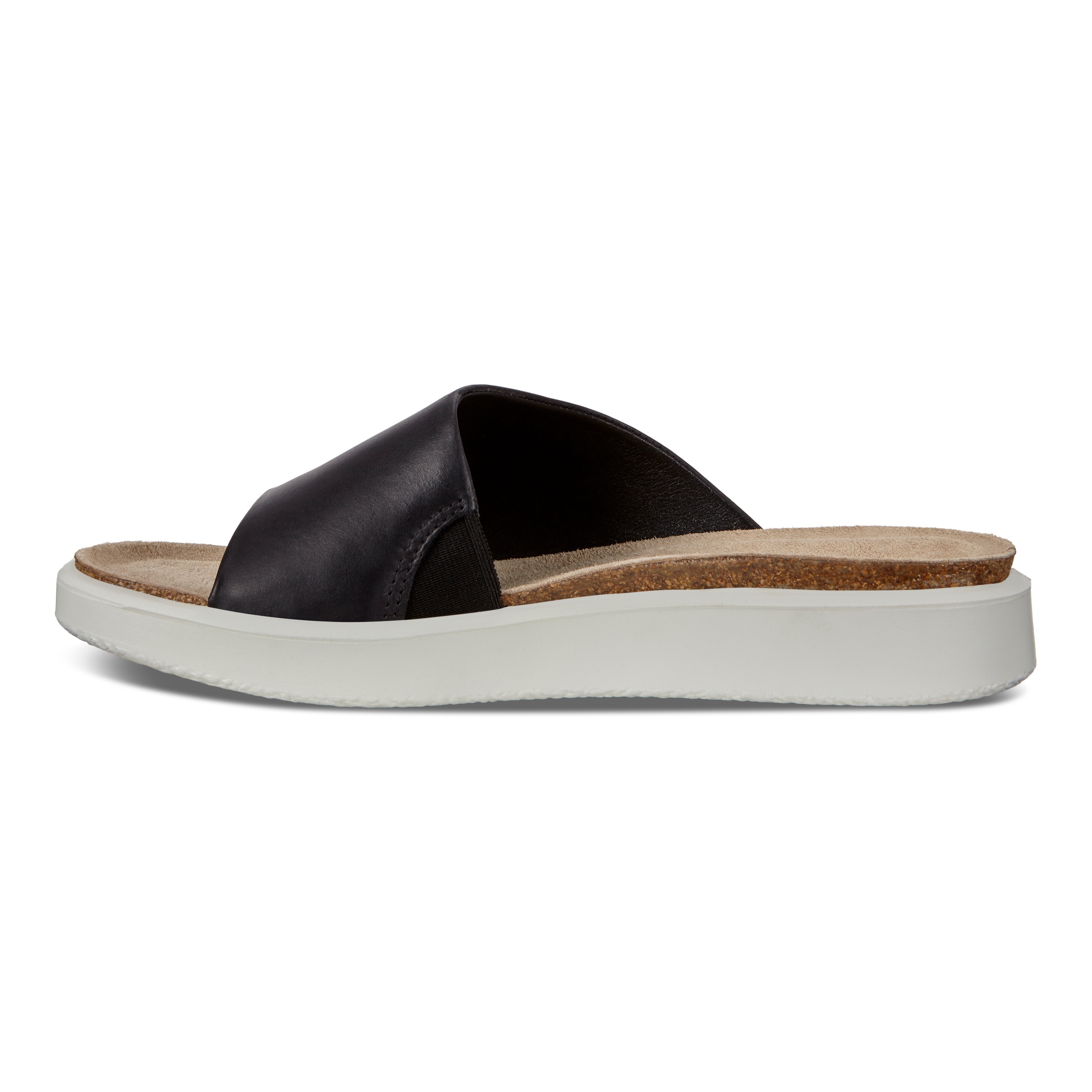 ECCO Corksphere Women's Slip-on Sandals - Black - Inside