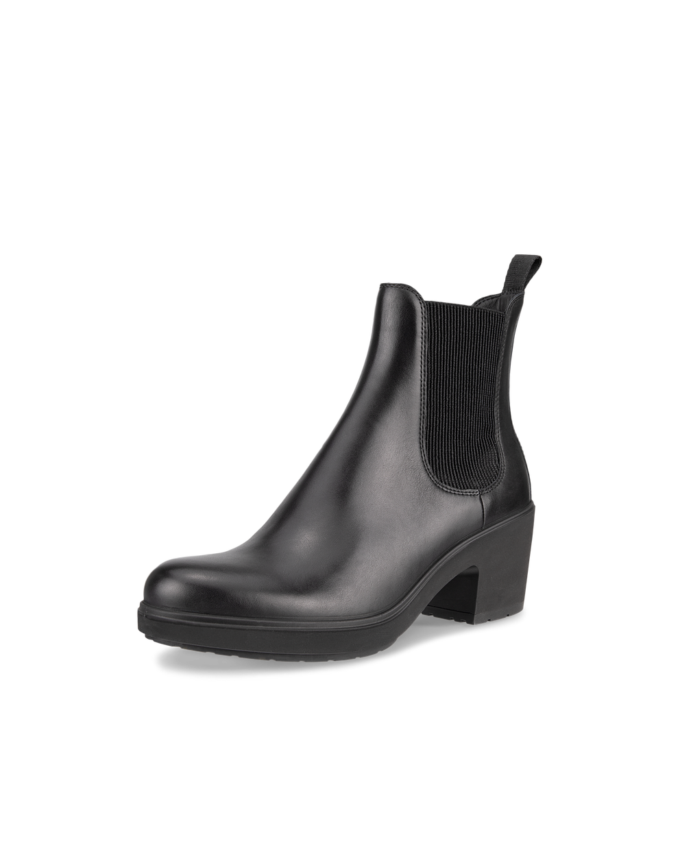 ECCO® Metropole Zurich botte Chelsea en cuir pour femme - Noir - Main