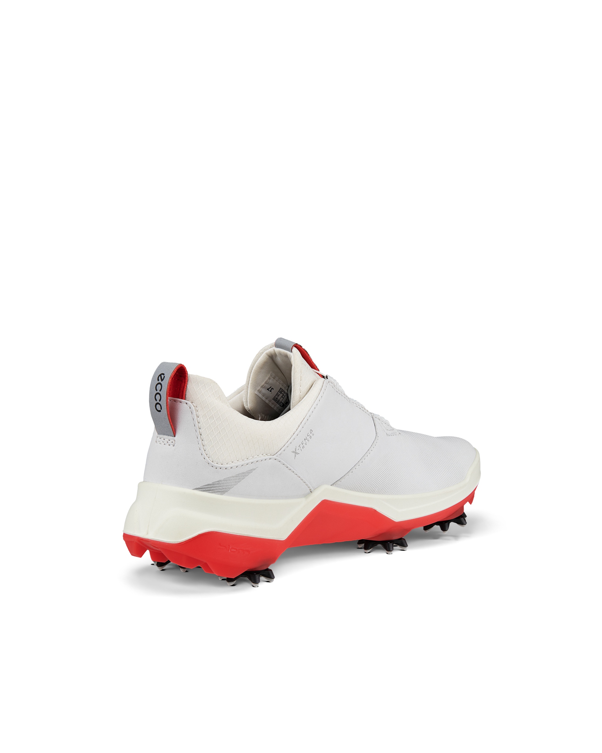 여성용 ECCO Golf Biom G5 가죽 고어텍스 골프 스파이크 - White - Back