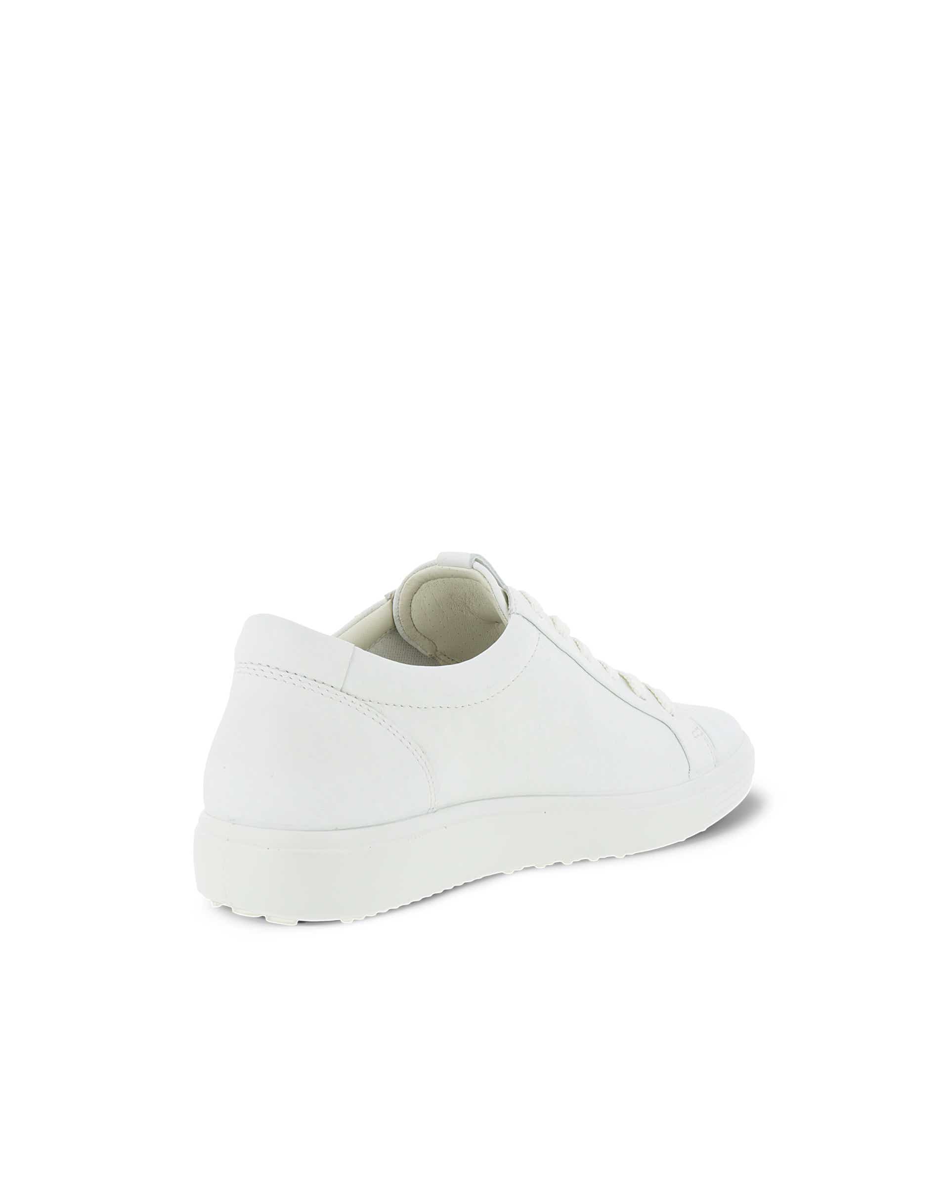 ECCO Soft 7 ウィメンズ レザースニーカー - 白 - Back