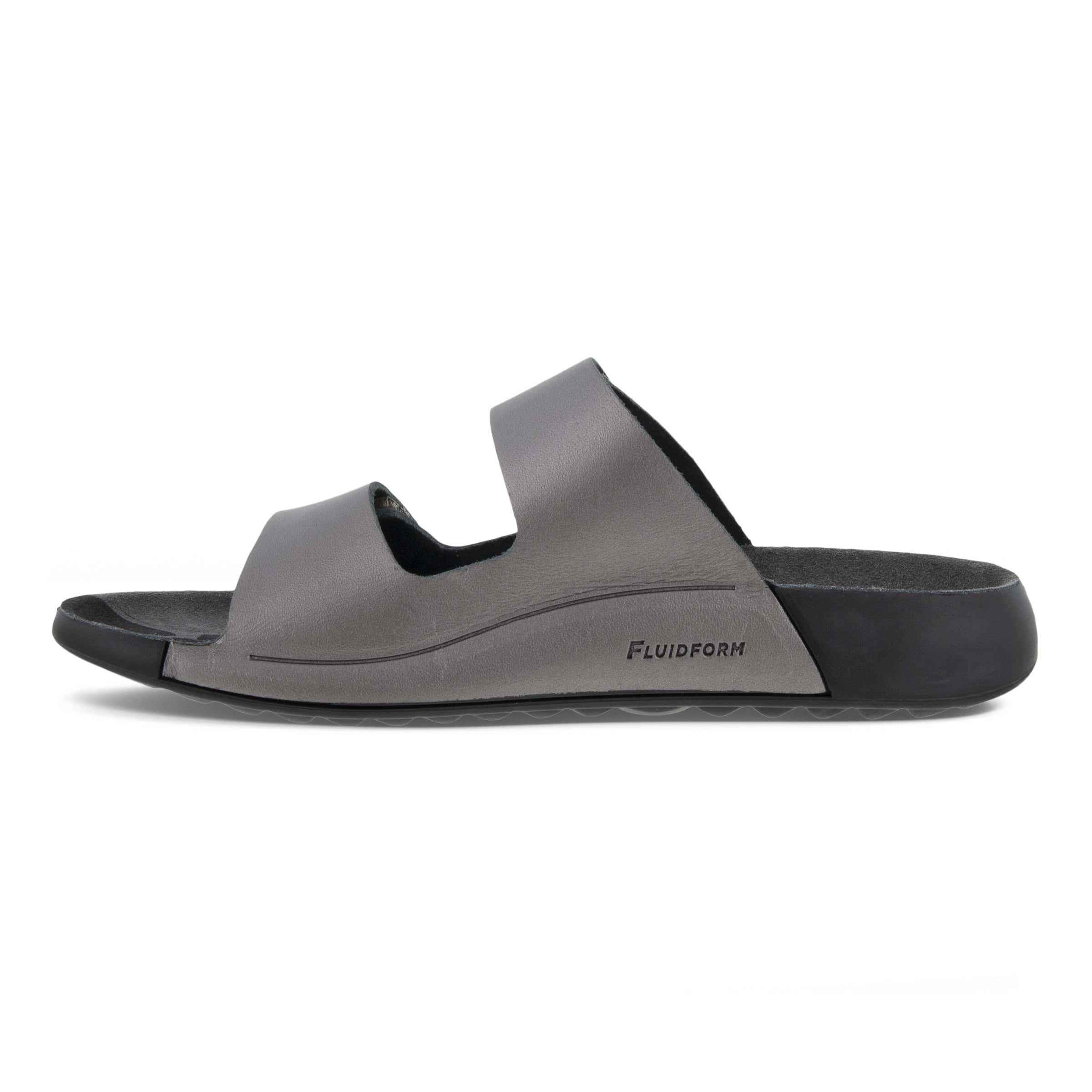 ECCO Women's Cozmo 2-strap Slide Sandals - Metallics - Inside