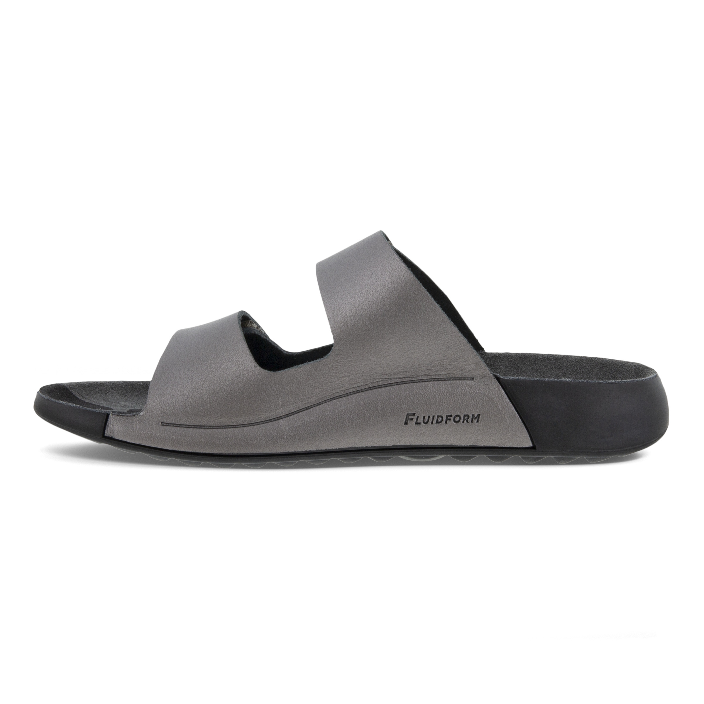 ECCO Women's Cozmo 2-strap Slide Sandals - Metallics - Inside