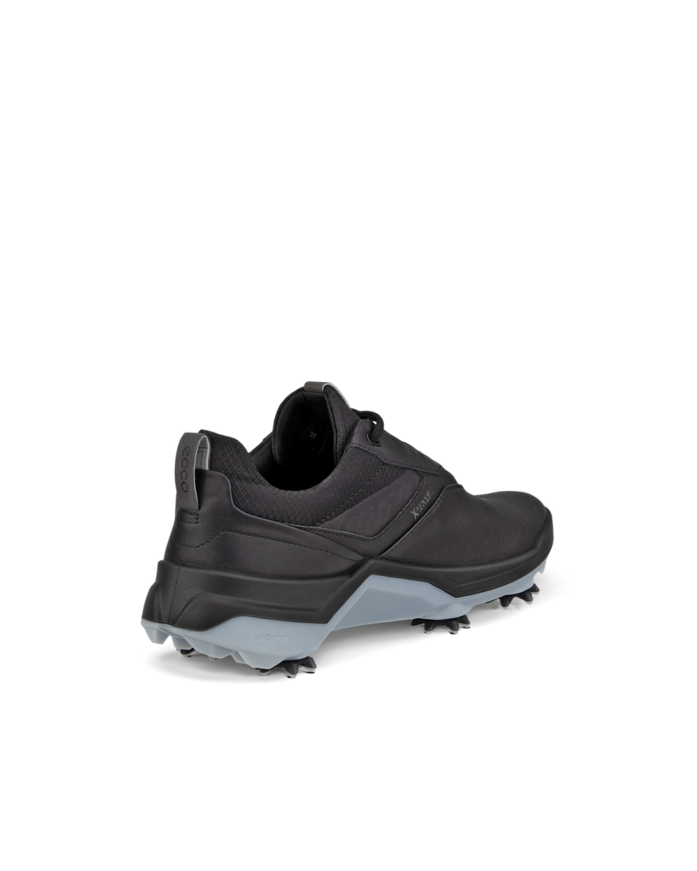 Women's ECCO® Golf BIOM G5 Leather Gore-Tex Spikes Shoe - Black - Back