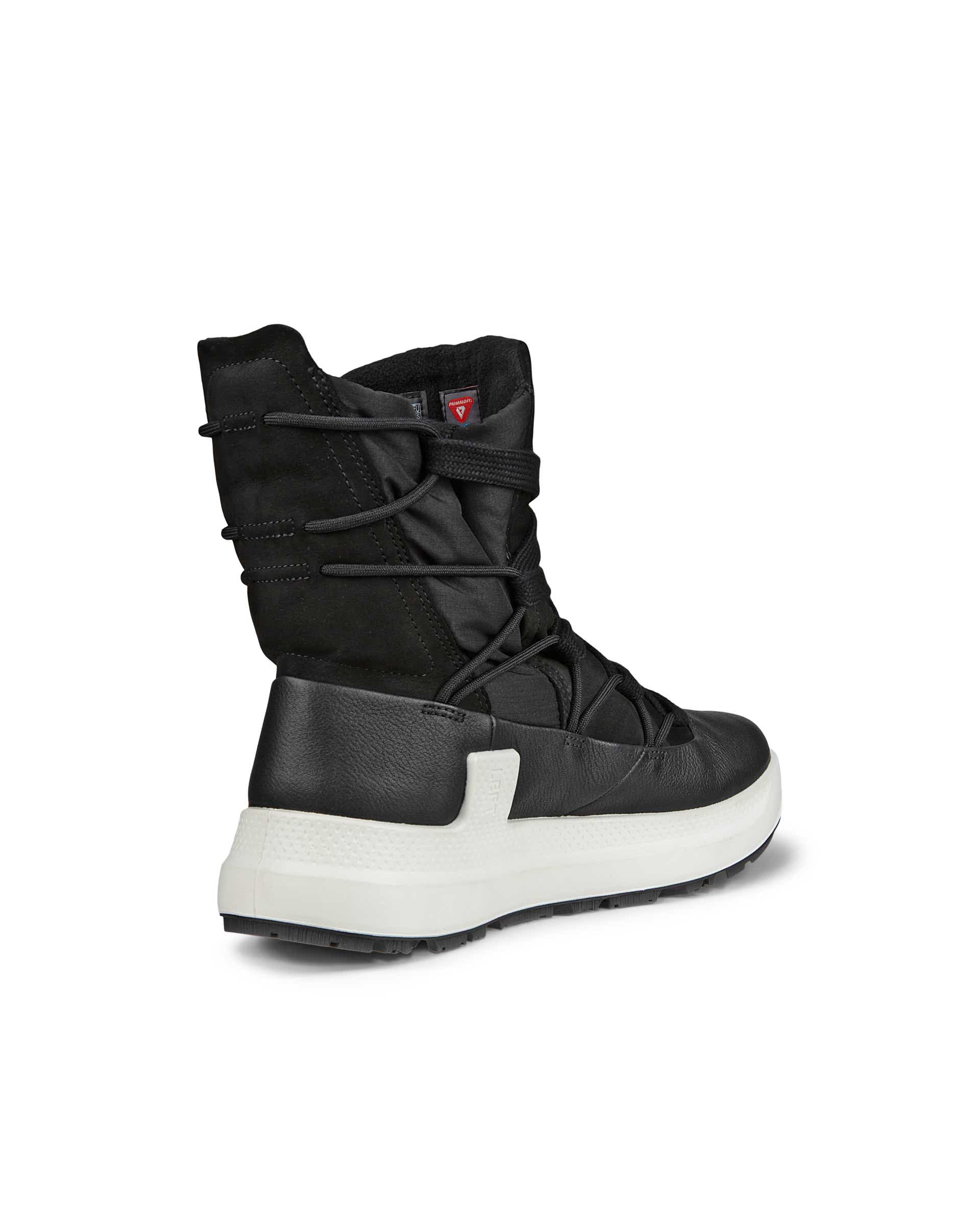 Botas de invierno de piel con Gore-Tex ECCO® Solice para mujer - Negro - Back