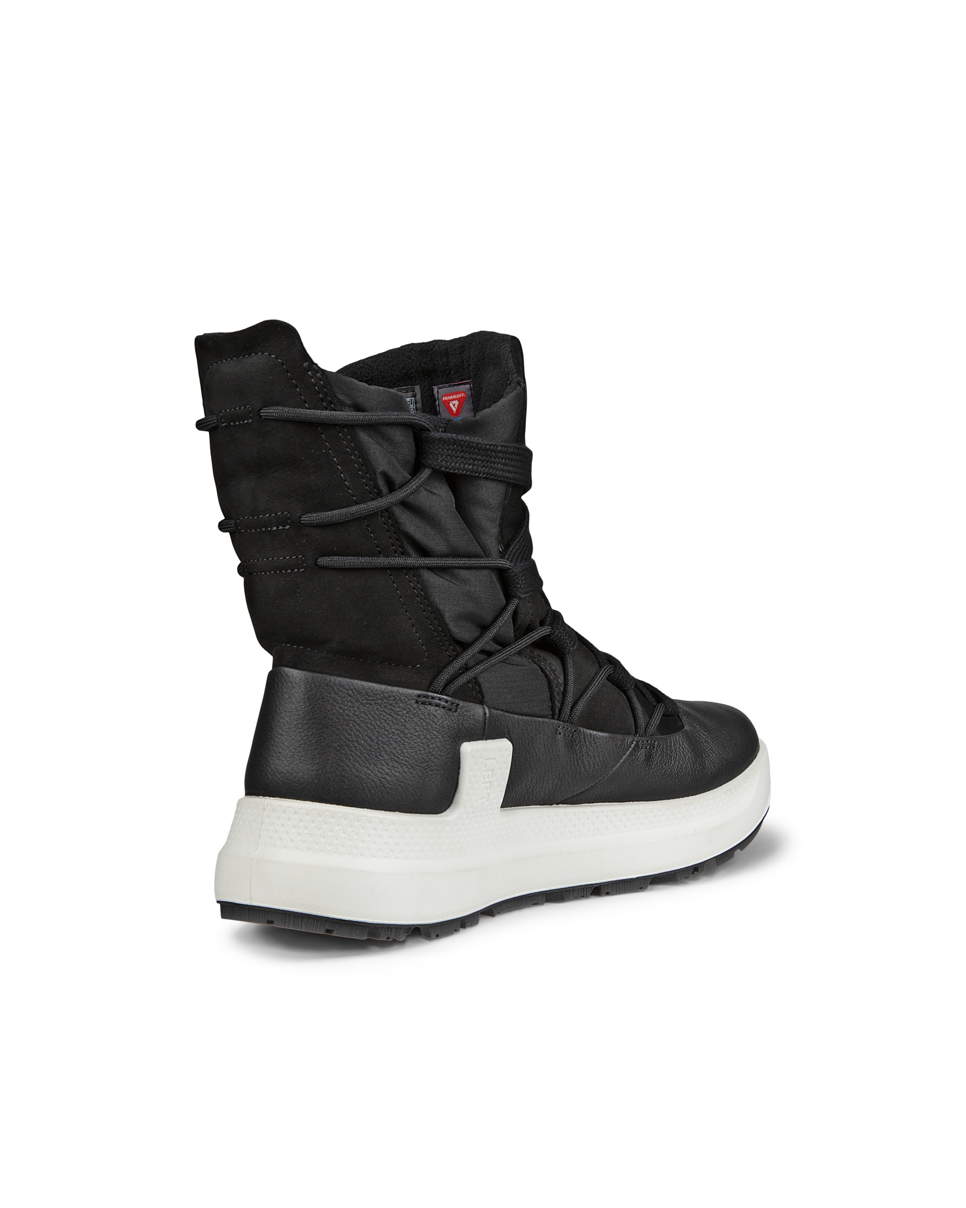Botas de invierno de piel con Gore-Tex ECCO® Solice para mujer - Negro - Back