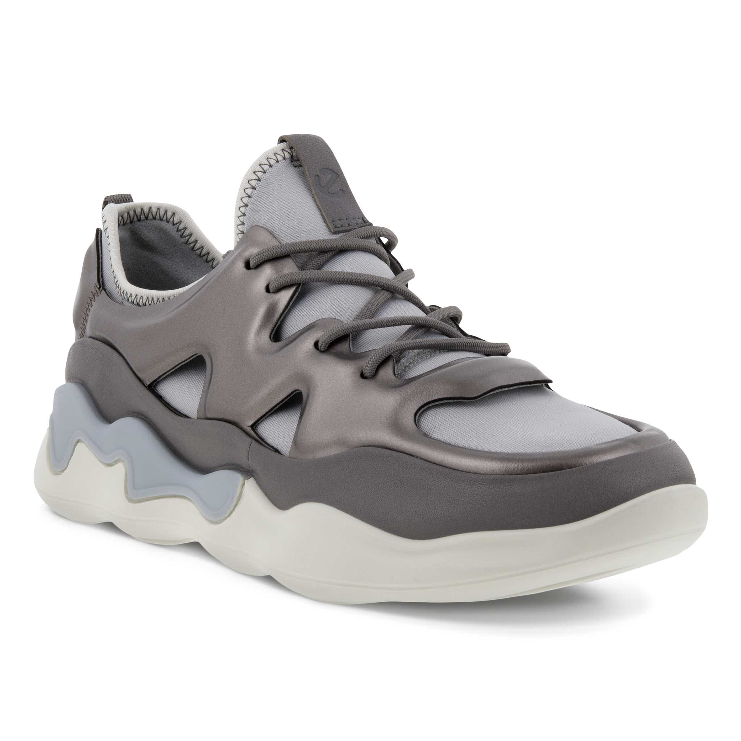 Zapatillas de piel ECCO® Elo para mujer - Metalizado - Main