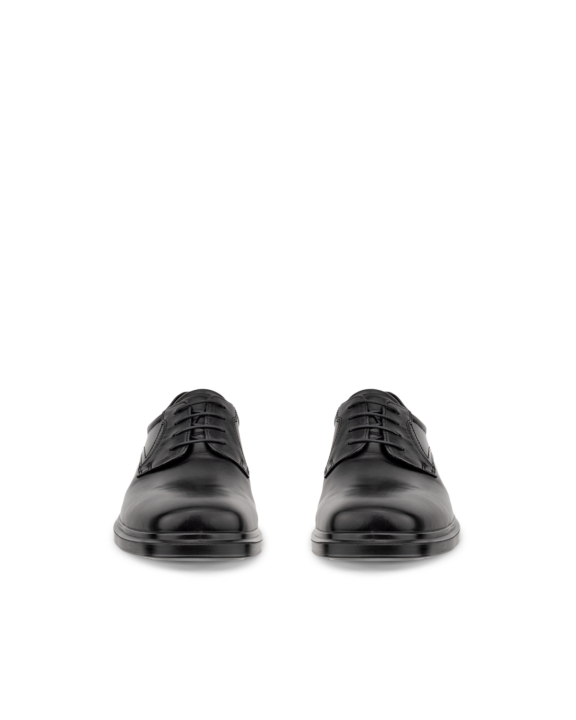 Zapatos Derby de piel ECCO® Helsinki 2 para hombre - Negro - Front pair