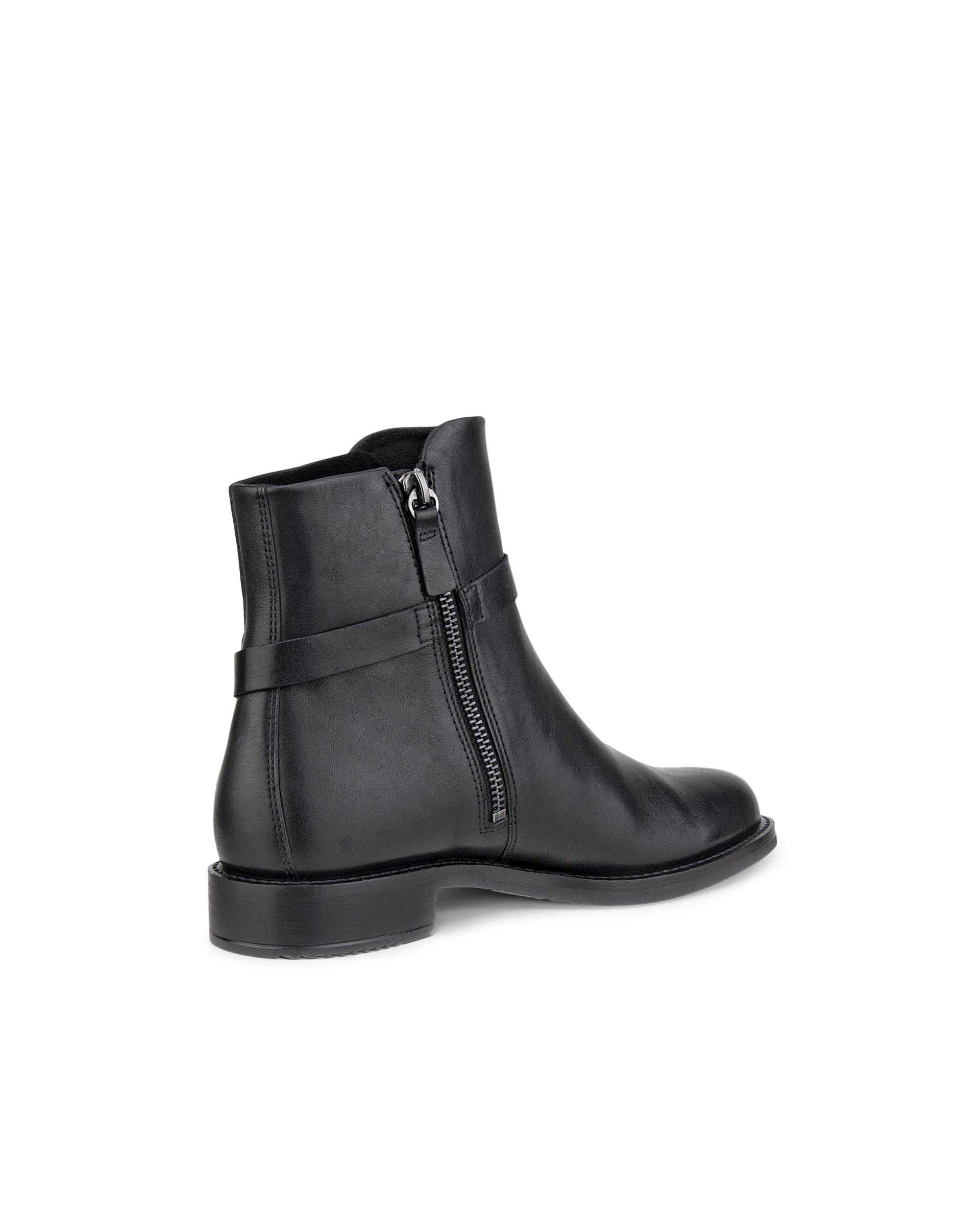 Women's ECCO® Sartorelle 25 Leather Mid-Cut Boot - Black - Back